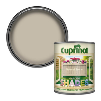 Cuprinol Garden Shades Natural Stone Matt Multi-Surface Exterior Wood Paint, 1L