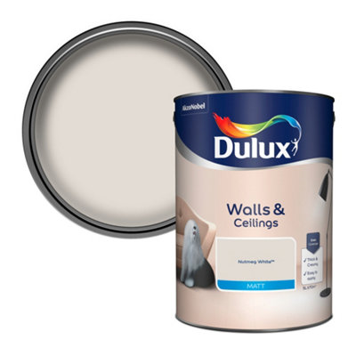 Dulux 500006 Du Matt Paint, 5 L - Nutmeg White 5010212554586 - Image 3