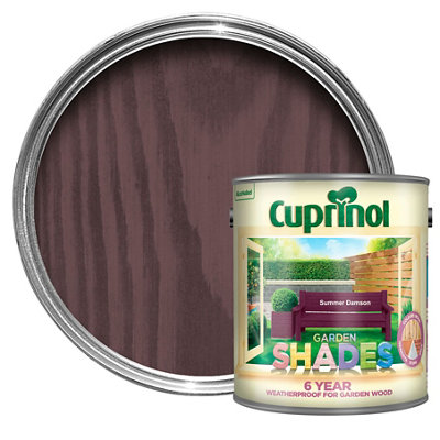 B&Q -  Garden Shades Summer Damson Matt Multi-Surface Exterior Wood Paint2.5L