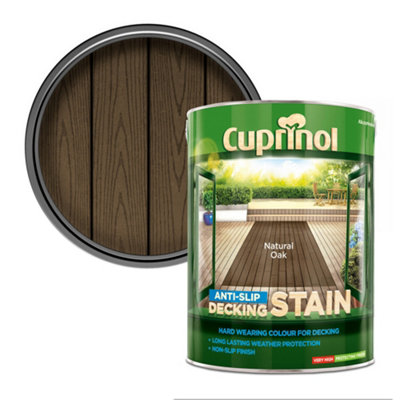 Cuprinol Natural Oak Matt Decking Wood Stain, 5L