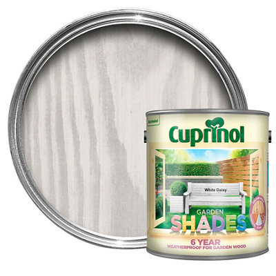 B&Q -  Garden Shades White Daisy Matt Multi-Surface Exterior Wood Paint2.5L