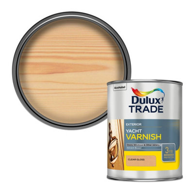 B&Q -  Weathershield Yacht Clear Gloss Wood Varnish1L