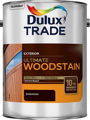 Dulux Trade Ultimate Weathershield WoodstainRosewood5L from B&Q