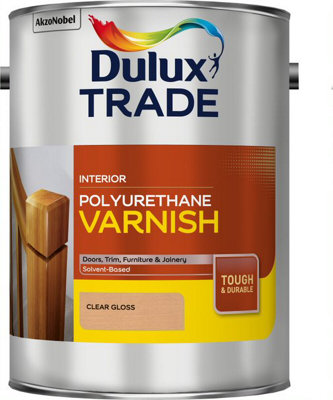 Dulux Trade Polyurethane VarnishGloss5L from B&Q