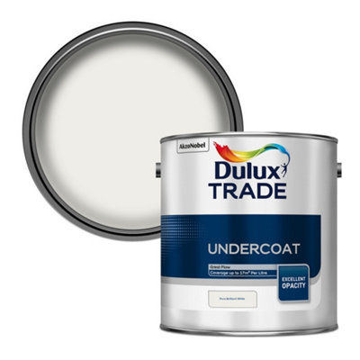 Wood & Metal Paint - Dulux Trade Undercoat Brilliant White 2.5L - Image 4