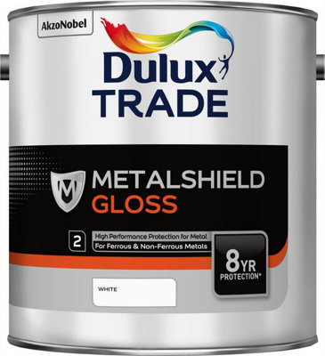 Dulux Trade Metalshield Gloss White 2.5L from B&Q