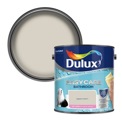 Dulux Easycare Soft Sheen Emulsion Paint, 2.5L Egyptian Cotton