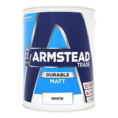 Armstead Trade Durable Matt White 5 Litres - Image 3