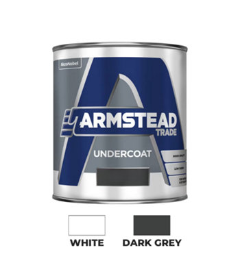 Armstead Trade UndercoatDark Grey1 Litre from B&Q