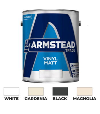 Armstead Trade Vinyl MattBlack5 Litre from B&Q
