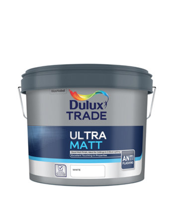 Dulux Trade Ultra MattWhite10 Litre from B&Q