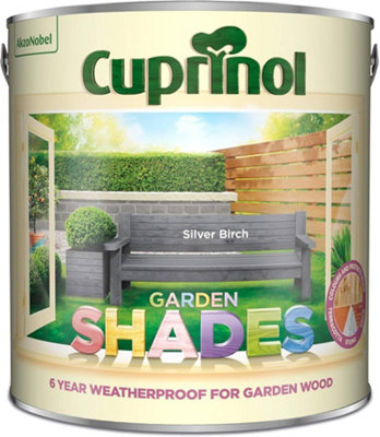 Cuprinol Garden Shades Paint Exterior Woodcare Silver Birch 2.5L