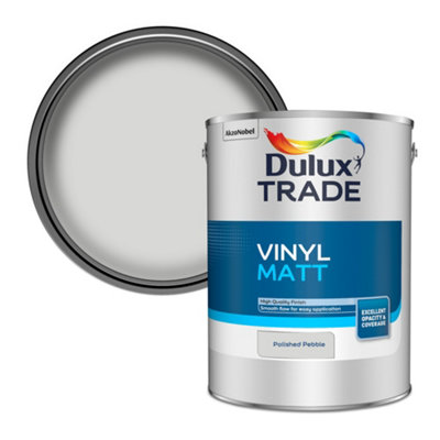B&Q -  Polished Pebble Vinyl Matt Wall & Ceiling Emulsion Paint5L
