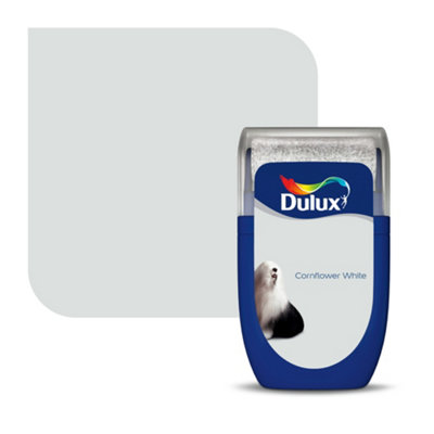 Dulux Standard Cornflower White Matt Wall & Ceiling Emulsion Paint30Ml Tester Pot from B&Q