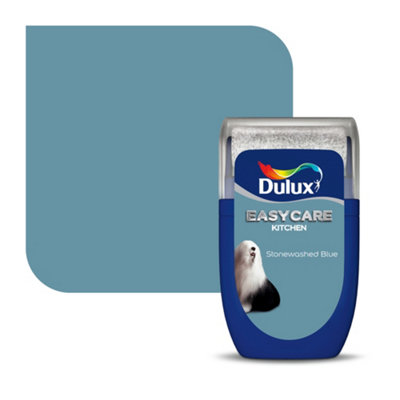 Dulux Easycare Stonewashed Blue Matt Wall & Ceiling Emulsion Paint30Ml Tester Pot from B&Q