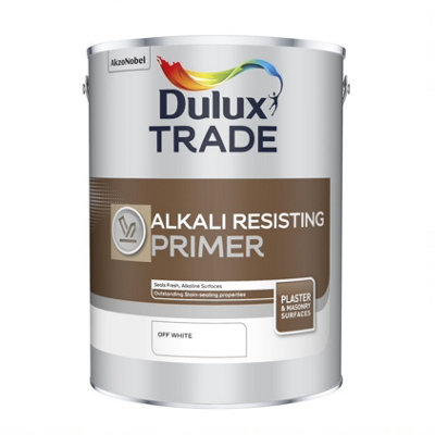 Dulux Trade Alkali Resisting PrimerWhite5 Litre from B&Q