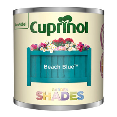 Cuprinol Garden Shades Beach Blue Matt Multi-Surface Garden Wood Paint, 125Ml Tester Pot