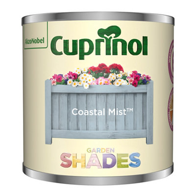 Cuprinol Garden Shades Coastal Mist Matt Multi-Surface Garden Wood Paint, 125Ml Tester Pot