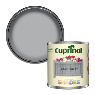 Cuprinol Garden Shades Cool Marble Matt Garden Paint, 125Ml Tin