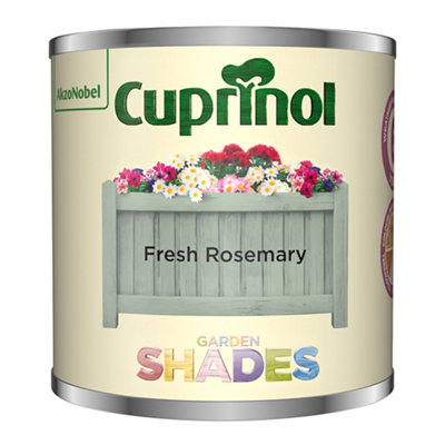 Cuprinol Garden Shades Fresh Rosemary Matt Multi-Surface Garden Wood Paint, 125Ml Tester Pot