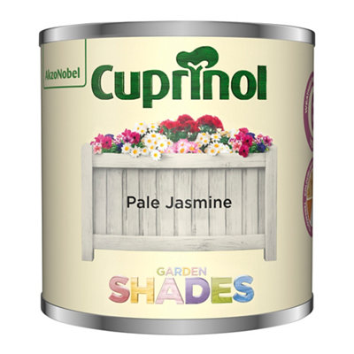 Cuprinol Garden Shades Pale Jasmine Matt Multi-Surface Garden Wood Paint, 125Ml Tester Pot