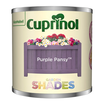 Cuprinol Garden Shades Purple Pansy Matt Multi-Surface Garden Wood Paint, 125Ml Tester Pot