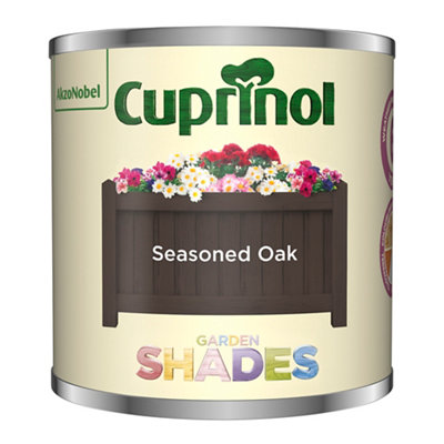 Cuprinol Garden Shades Seasoned Oak Matt Multi-Surface Garden Wood Paint, 125Ml Tester Pot