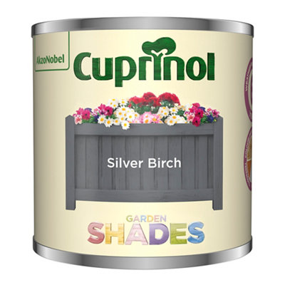 Cuprinol Garden Shades Silver Birch Matt Multi-Surface Garden Wood Paint, 125Ml Tester Pot