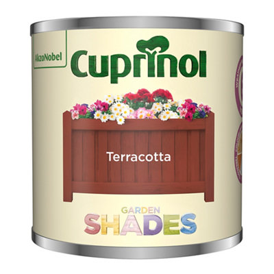 Cuprinol Garden Shades Terracotta Matt Multi-Surface Garden Wood Paint, 125Ml Tester Pot