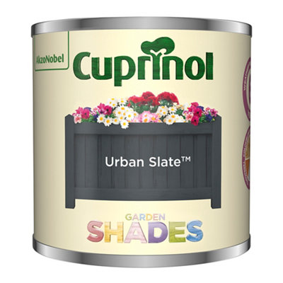 Cuprinol Garden Shades Urban Slate Matt Multi-Surface Garden Wood Paint, 125Ml Tester Pot