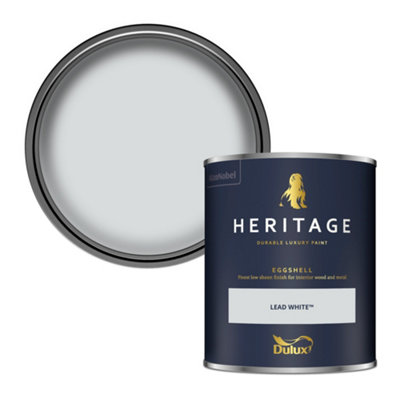 Dulux Heritage Lead White Wood And Metal Eggshell Paint 750Ml - Image 6
