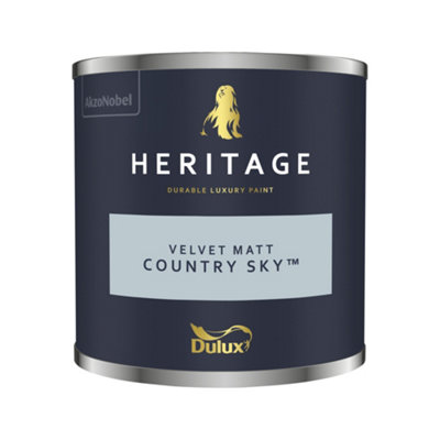 Dulux Trade Dulux Heritage Velvet Matt125Ml Tester PotCountry Sky from B&Q