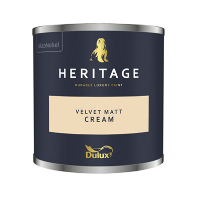 Dulux Trade Dulux Heritage Velvet Matt125Ml Tester PotCream from B&Q