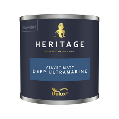 Dulux Trade Dulux Heritage Velvet Matt125Ml Tester PotDeep Ultramarine from B&Q
