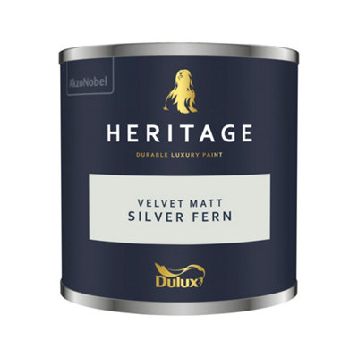 Dulux Trade Dulux Heritage Velvet Matt125Ml Tester PotSilver Fern from B&Q