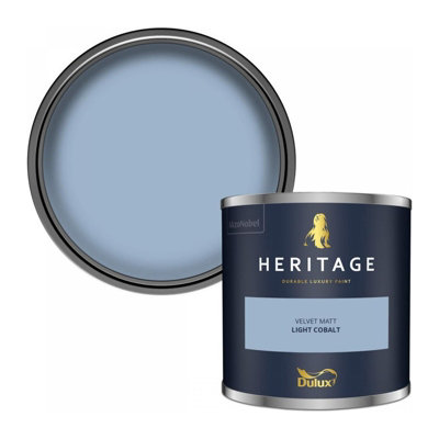 (Light Cobalt) Dulux Heritage Velvet Matt 125Ml Tester Pot 5010212653623 - Image 3