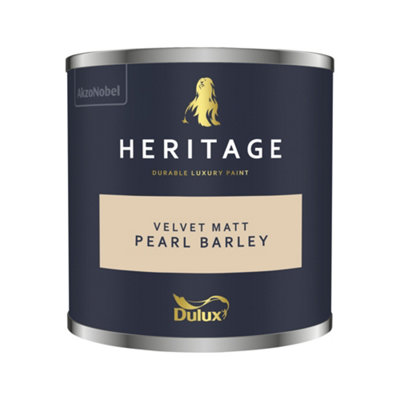 B&Q -  Dulux Heritage Velvet Matt125Ml Tester PotPearl Barley