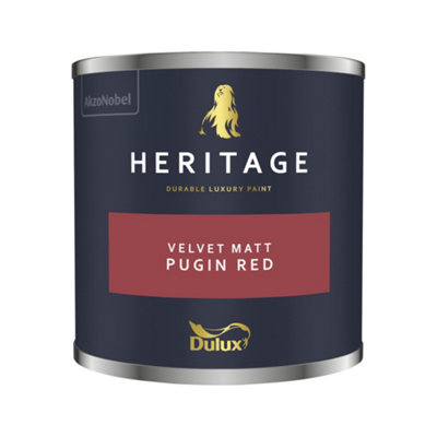 Dulux (Pugin Red) Heritage Velvet Matt 125Ml Tester Pot - Image 3