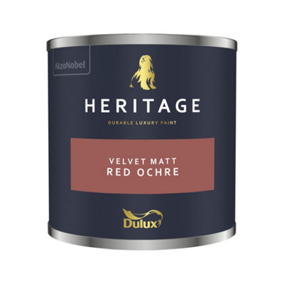 B&Q -  Dulux Heritage Velvet Matt125Ml Tester PotRed Ochre