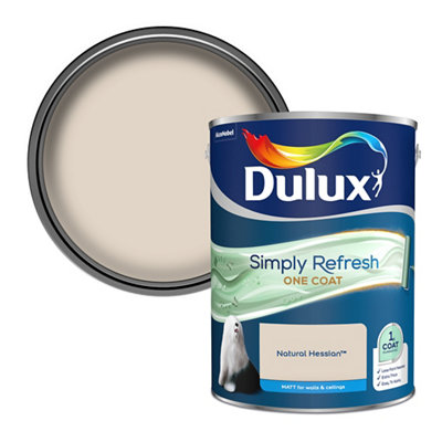 B&Q -  One Coat Natural Hessian Matt Emulsion Paint5L