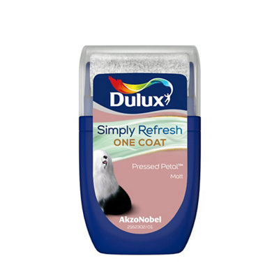 Dulux One Coat Pressed Petal Matt Emulsion Paint30Ml from B&Q
