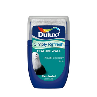 Dulux One Coat Proud Peacock Matt Emulsion Paint30Ml from B&Q