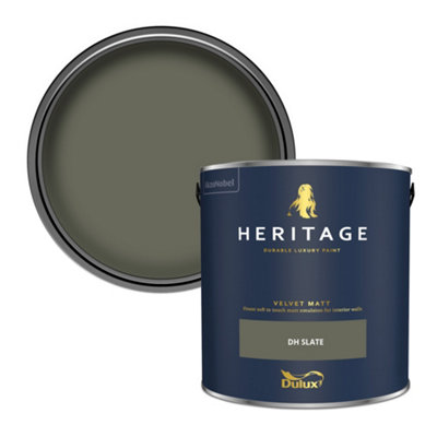 Dulux Heritage Dh Slate Velvet Matt Wall Paint2.5L from B&Q