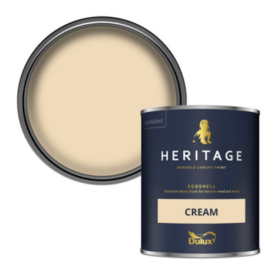 Dulux Heritage Cream Eggshell Metal & Wood Paint750Ml from B&Q