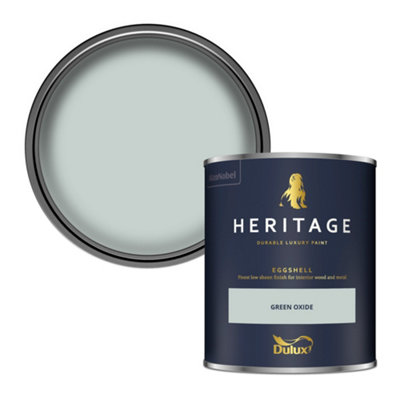 Dulux Heritage Green Oxide Eggshell Metal & Wood Paint750Ml from B&Q