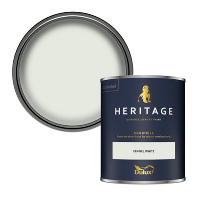 Dulux Heritage Fennel White Eggshell Metal & Wood Paint750Ml from B&Q