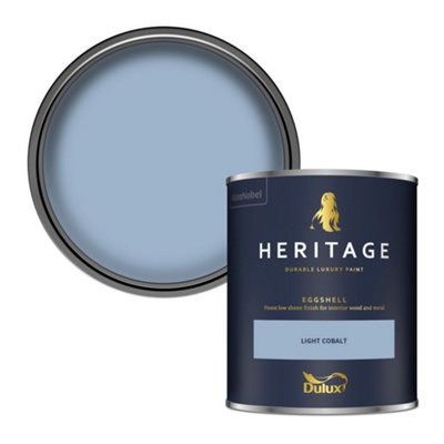 Dulux Heritage Light Cobalt Eggshell Metal & Wood Paint750Ml from B&Q
