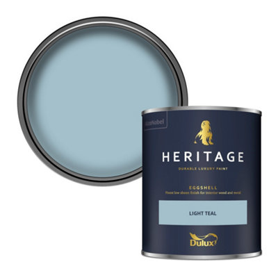 Dulux Heritage Light Teal Eggshell Metal & Wood Paint750Ml from B&Q