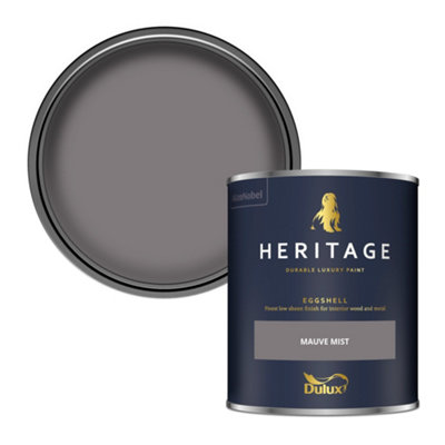 Dulux Heritage Mauve Mist Eggshell Metal & Wood Paint750Ml from B&Q