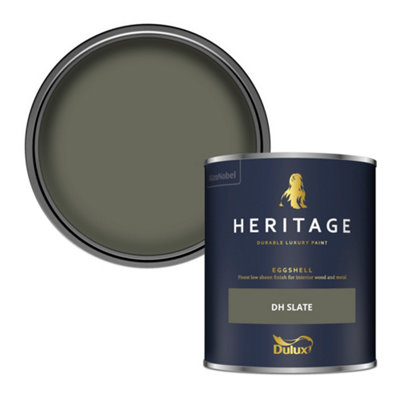 Dulux Heritage Dh Slate Eggshell Metal & Wood Paint750Ml from B&Q
